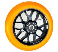 Fantic26 Spy7 Scooter Stunt Carrete 110mm Abec11 Wheel Negro / PU Naranja