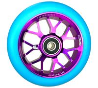 Fantic26 Spy7 Scooter Stunt Carrete 110mm Abec11 Wheel Púrpura/PU Turquesa