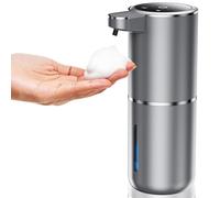 Fantictas Dispensador de jabon automático, 380 ml dispensador jabon baño automatico sin Contacto, 1500 mAh dosificador jabon Pared, USB Recargable, para cocinas, baños, escuelas, hoteles
