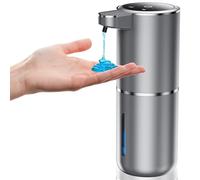 Fantictas Dispensador Jabon Baño Automatico, 1500mAh Dispensador de Jabón Automático, 380 ml Dispensador de Jabón Líquido sin Contacto, USB Recargable Dosificador Jabon Pared para Cocina, Baño, Hotel
