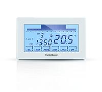 Fantini Cosmi, CH180 - Cronotermostato con Pantalla táctil retroiluminada, Blanco, CH180-230V, 230 voltsV