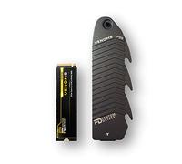 Fantom Drives - SSD interno VENOM8 NVMe Gen 4 M.2 de 2 TB - Actualización de memoria PS5 3D NAND TLC - Memoria caché DDR4 DRAM - Unidad de estado sólido de 7400 MB/s con disipador de calor