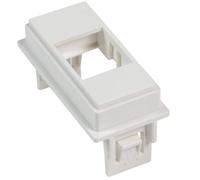 Fanton 23959-B10 Kit 10 adaptadores tipo Keystone para placas y soportes Bticino Living NOW color blanco