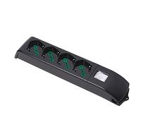 FANTON 410121 Regleta enchufes sin cable 4P40+I Negro