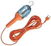 FANTON 61080 Lámpara portátil ALADIN cable 10 m. 2x0,75 H05VV-F Enchufe italiano 2P 10A protección con parábola metálica + interruptor unipolar