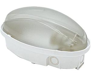 FANTON 62720N PANDA MIDI LED Plafón ovalado 12W 4000K IP65 dimensiones 215x125x110 mm. carcasa de policarbonato opal