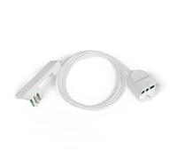 FANTON Cable alargador de 2 m con Enchufe Italiano 10 A, Enchufe Schuko de 16 A, protección térmica con reactualización
