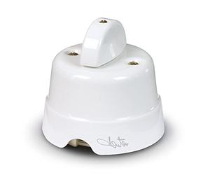 FANTON FME84002 - Botón giratorio 10AX 250 V cerámica BI