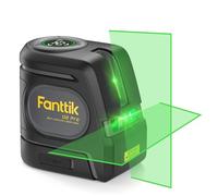 Fanttik D2 PRO Nivel Láser Autonivelante con Pantalla LED, Ángulo de Proyección Vertical de 130°, Carga USB, Batería de 2600 mAh, Alcance de Trabajo de 30 m, Modo de Pulso
