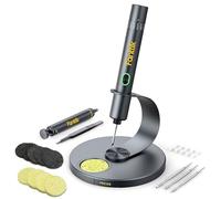 Fanttik de soldador T1 Max, soldador inalámbrico,7 segundos de calentamiento rápido(200-450℃) Temperatura Ajustable, Reposo Automático,4 Puntas de Soldadura de Precisión(C210),Soporte Giratorio 360°