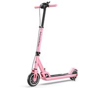 FanttikRide T9 Patinete Eléctrico para Niños de 1,3 a 1,7 m, Velocidades de 11/16/19 km/h, Indicador LED de Batería, Altura Ajustable, Plegable, Scooter Eléctrico Infantil, hasta 40 Minutos, Rosa
