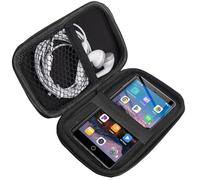 Fanvace M36 Funda MP3 Player 4,02 Pulgadas,Soporte con mosquetón de Metal,para Organizar Grabadora de Voz, para Bluetooth MP3 / MP4 Player/Auriculares/iPod Touch (Negro)