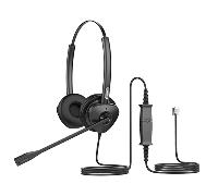 Fanvil - HT302 auricular y casco Auriculares Alámbrico Diadema Oficina/Centro de llamadas USB tipo A Negro