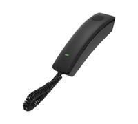 Fanvil Teléfono IP compacto H2U, negro; teclas de dial de 10 velocidades; 1 llave DSS programable; Ethernet de 10/100 Mbps; fuente de alimentación PoE; 2 líneas SIP; dial IP directo; cancelador de eco