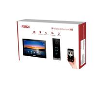 Fanvil Fanvil VIK-01 Kit de videoportero, estación interior SIP y la app, con videollamadas HD, desbloqueo remoto y múltiples opciones de acceso