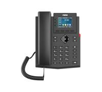 Fanvil X303G téléphone fixe Noir 4 lignes LCD