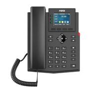 Fanvil X303G téléphone fixe Noir 4 lignes LCD