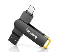 fanxiang 256GB Pendrive 256 GB USB Memoria Externa 256GB Pen Drive 256g Flash Drive USB Stick 256GB hasta 220 MB/s Doble Entrada USB C+A 3.2 para Telefono Computadora iPhone 15 16 Android -F375