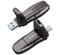 fanxiang 960GB External SSD Portatil Tipo C+A Disco Duro SSD Externo hasta 1050MB/s Unidad de Estado Sólido 960GB Memoria Externa para Escritorio Portátil Tableta MacBook iPhone 15 16 Android-FF952