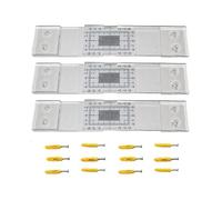 Fanxinzttc 3 Sets Manual Masonry Crack Gauge, Crack Gauge Monitor, Monitor de Grietas para Medir y Registrar Lesiones y Grietas en Superficies Planas de Mampostería