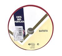 FANY - 7411/18 25 Metros Cinta al bies Poliester/Algodon Ancho 18 mm Color: Rojo Talla: 18