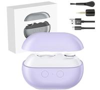 Fanyil EasyClip Smart Nail Clipper, with LED Light & Clip Storage, Multi Function Smart Nail Trimmer and Polisher, with Nails Scraps Storage & Polishing for Seniors and Adults (Pruple)