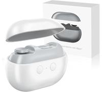 Fanyil EasyClip Smart Nail Clipper, Yosody EasyClip Smart Nail Clipper, LED Light & Nail Scraps Storage & Polishing(White)