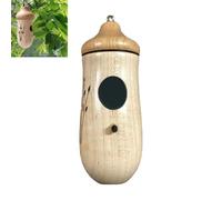 Fanyil Wooden Hummingbird House, Ribili Wooden Hummingbird House, Yifare Wooden Hummingbird House, Humming Bird House for Outside Hanging (Color2)