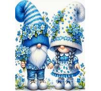 FanZheZhe Kit De Punto De Cruz Impreso De De 11 Quilates,Kits De Bordado Con Instrucciones Kit Para Colgar En La Pared Para Adultos, Decoración De Pared La Pareja De Enanos 11Ct50X70Cm