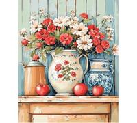 FanZheZhe Kits De Punto De Cruz De, Kits De Punto De Cruz De Para Principiantes Y Avanzados, Kit De Punto De Cruz Para Adultos, Kit De Bordado De Animales Flor 11Ct50X70Cm