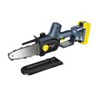 FANZTOOL Mini motosierra 20V - Motor sin escobillas EC, batería incluida, carga rápida, 1,8 kg, 3600 rpm, lubricación automática