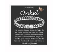 FAOMZQ Regalo para hombres, pulsera cubana con grabado para bonus papá padrastro, regalo para hijo, hermano, mi marido, para cumpleaños, día del padre, graduación, Navidad, San Valentín