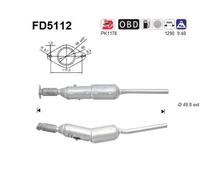 FAP DPF Laguna III, 1.5 Diesel - OE: 203000056R - 208D05641R