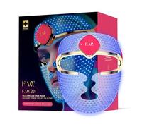 FAQ 201 máscara facial LED RGB ponible para cuidado facial de la piel | Mascarilla LED, Mascarilla luz roja, LED RGB, Luz azul, Luz verde, 600 puntos de luz, Inalámbrico, Todo tipo de piel