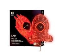 FAQ 221 Máscara antiedad de silicona para manos con 7 luces LED + NIR - Skincare para líneas de expresión y arrugas - Dispositivo inalámbrico y ligero - Ajuste flexible y cobertura total