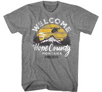 Far Cry 5 T-Shirt Hope County Montana Heather tee 3D T Shirt Men Plus Size Cotton Tops tee(1) L