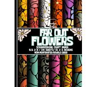 FAR OUT FLOWERS SCRAPBOOKING CRAFT PAPER: 8.5 x 11/ Multi-Purpose Decorative Craft Paper/50 Pages/24 Sheets/ 12 x 2 Designs/Scrapbooking, Art Projects and more!