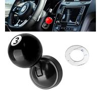 Far Voyager Push Start Button, Car Starter Button Push Start Button, Universal One-Button Start Car Shift Knob, Customized Cars Start Ignition Switch Buttons Rocker Protector(black)