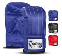 Farabi Sports Boxeo Saco de Boxeo Guantes de Boxeo Guantes de Boxeo Entrenamiento MMA (Blue, M)