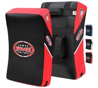 Farabi Sports Escudo pao MMA paos Muay Thai Artes Marciales Hook & Jab Boxeo Patadas Training Target paos Patadas Strike Kick Pad x 1 Unidad (Black/Red)