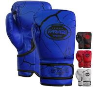 Farabi Sports Guantes de Boxeo para Niños - Guantes de Entrenamiento Junior 6, 8 oz Unisex para Kickboxing, MMA, Muay Thai, Manoplas y Saco de Boxeo (Azul, 8-oz)