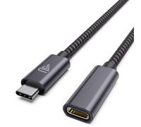 Faracent Cable de extensión USB tipo C (6.6 pies/2 m), USB 3.1 (5 gbps) tipo C macho a hembra de carga y sincronización para MacBook Pro/iPad Mini, M1 Air iPad Pro Dell XPS Surface Book y más