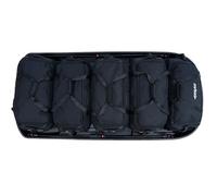 Farad Marlin - Baúl de techo (680L, color negro metalizado con bolsas de viaje, aprobación TÜV-GS, 5 años de garantía, cerraduras centralizadas de 3 puntos con llaves de seguridad, resistente a los