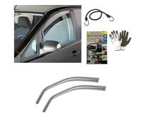 Farad - Par de deflectores antiviento para coche, lluvia y viento, compatibles con Renault Clio 5P 12 en adelante 12.594 - Deflectores de aire para ventanas delanteras de coche