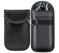Faraday 2 bolsas para llaves de coche, bloqueador RFID Faraday, bolsa de seguridad para coche, antirrobo, entrada remota, protección sin llave, entrada sin llave, funda para llaves de coche