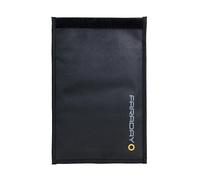 Faraday Bag Jacket XL Heavy Duty Lona negra para teléfonos celulares grandes, llaveros, pasaportes, tarjetas de crédito - EMP CME EMF blindaje de señal para las fuerzas del orden y militares