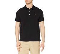 Farah Blanes Camisa de Polo, Negro, XXL para Hombre