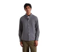 Farah Brewer - Camisa de Manga Larga para Hombre, Talla S, Color Gris
