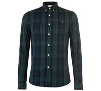 Farah Camisa a Cuadros para Hombre, Woodland Pine, M