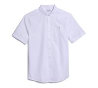 FARAH Camisa 'Brewer' dorado / blanco L dorado / blanco